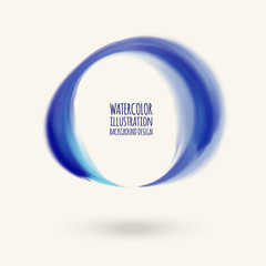 blue round watercolor stroke backgrounds