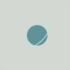 globe icon flat design