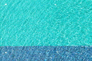 Swimming pool with square tile pattern background