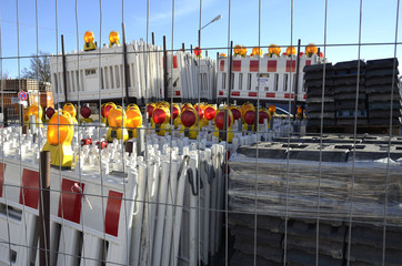 Baustelle Zäune