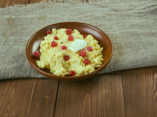 Polish  millet porridge