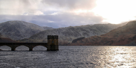 Chilly winters day on Haweswater Reservoir