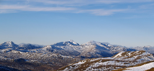 Panoramic view of Ben Lomond, Scotland