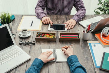 Creative business team