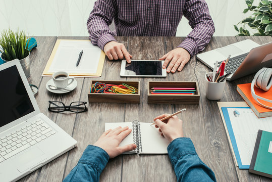 Creative business team