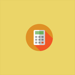 calculator icon flat design