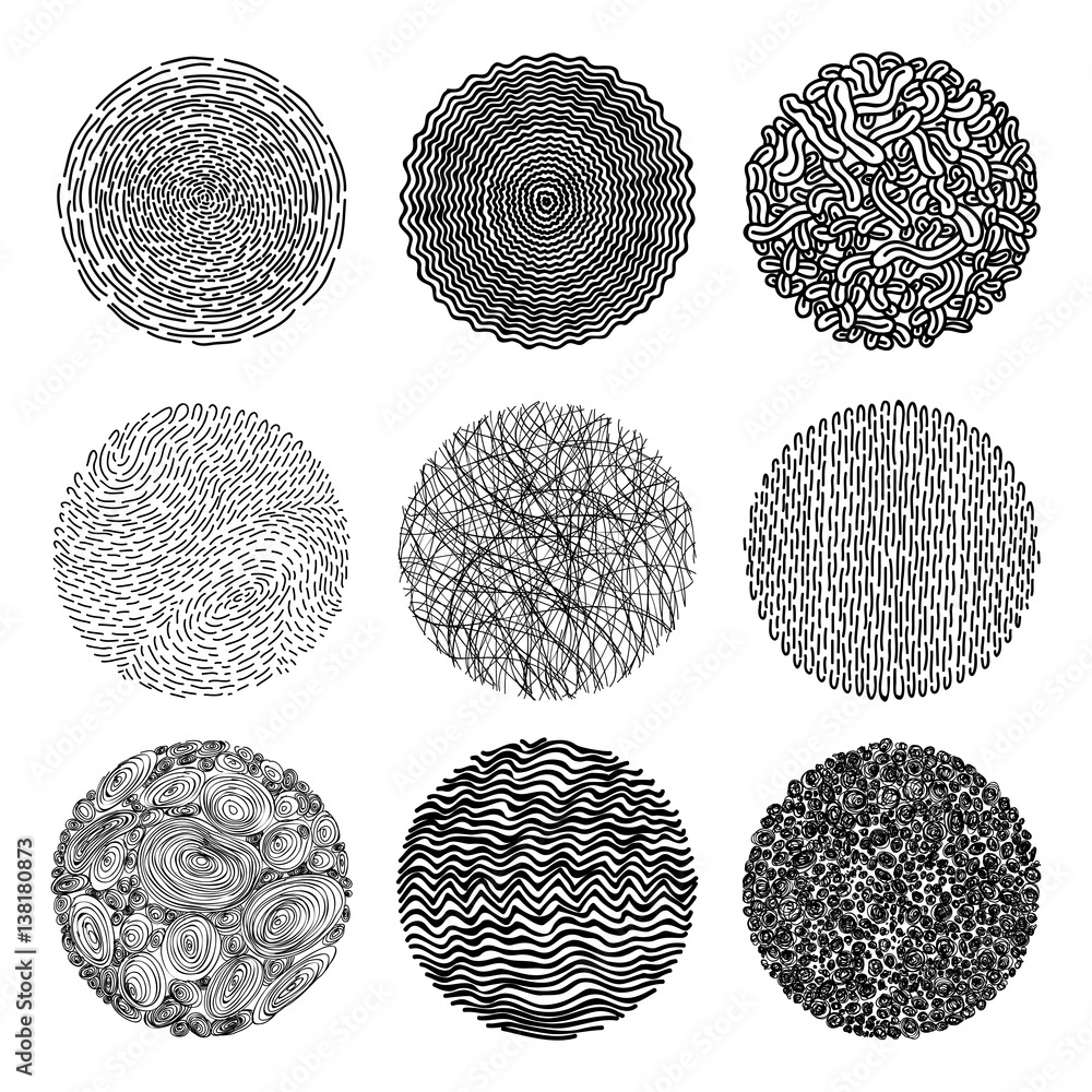 Poster doodles set. scribble collection. ink sketches. scrawl elements. notebook abstract drawing for your 