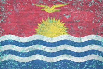 Vintage Kiribati flag pattern