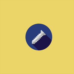 screw icon flat design
