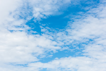 blue sky with cloud