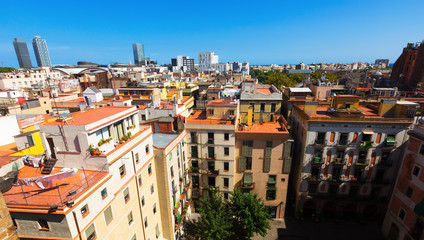 Obraz premium Barcelona from Santa Maria del mar