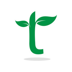 Herbal symbol for letter t