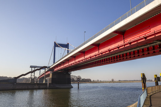 friedrich ebert bridge duisburg germany