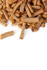 crumbs of bread croutons