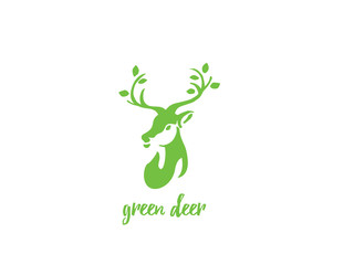 green deer