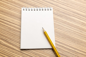 School supplies on wooden background
