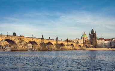 Charles Bridge in Prague, Czech Republic