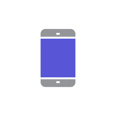 Smartphone icon vector, filled flat sign, solid colorful pictogram isolated on white. Mobile phone symbol, logo illustration