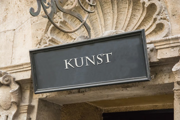 Schild 191 - Kunst