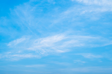 clouds in the blue sky