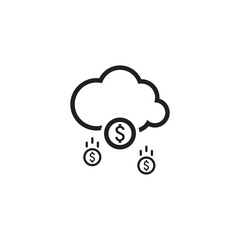 Make Money Icon. Business Concept. Flat Design.