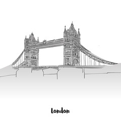 London Tower Bridge Greeting Card