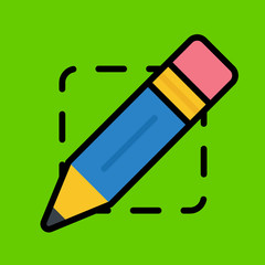 edit icon flat design