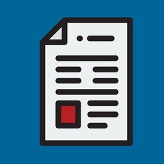 file icon flat design