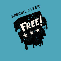 Color background with isolated sale stamp