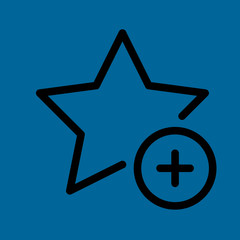 star icon flat design