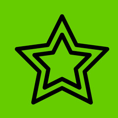 star icon flat design