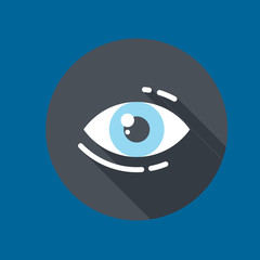 eye icon flat design