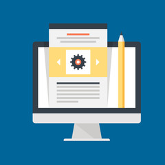 web design icon flat design