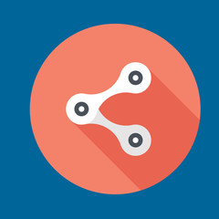 share icon flat design