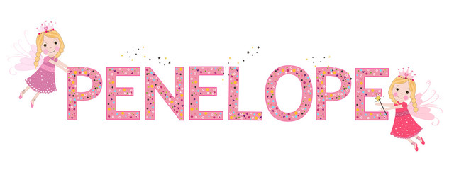 Penelope female name cute fairy tale