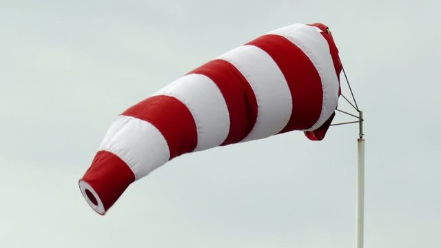 wind bag, wind measurement on the coast 