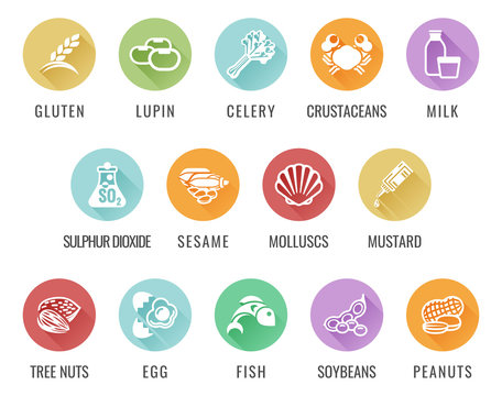Allergen Food Allergy Icons