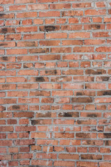Naklejka premium Tło stary rocznika ściana z cegieł