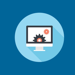 setting icon flat disign