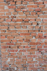 Background of old vintage brick wall