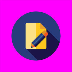 edit icon flat disign