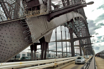 Traffic on Sydney Harbour Bridge