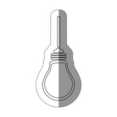 normal bulbs hanging icon, vector illustration design image