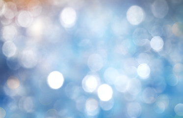 Blue blurred soft lights background.