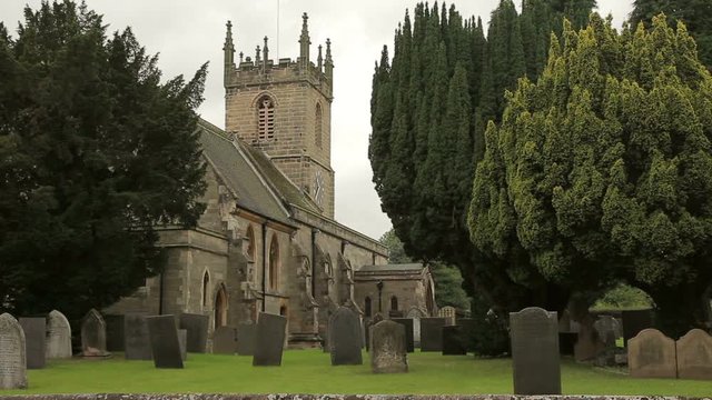 Church Wide EXT with Cars