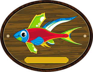 Bright Fish on Trophy Mount