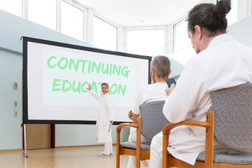 Weiterbildung und Fortbildung, Präsentation für Ärzte