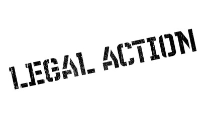 Legal Action rubber stamp