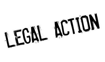 Legal Action rubber stamp