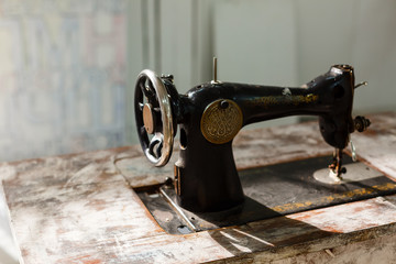 old sewing machine